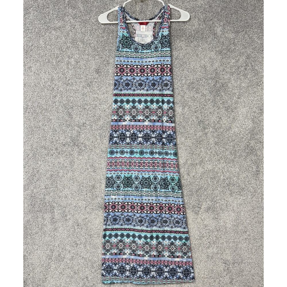 1st Kiss Maxi Tank Dress 14/16 Psychedelic Indie Sleaze Earthy Summer Festival